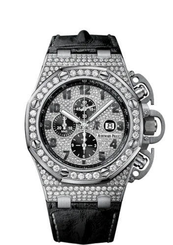 Royal Oak OffShore 26215 T3 White Gold / Diamond
