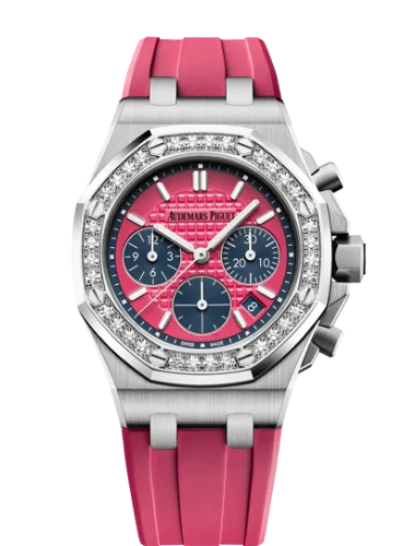 Royal Oak OffShore 26231 Lady Chronograph Stainless Steel / Pink / Diamond