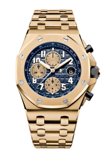 Royal Oak Offshore 26470 Yellow Gold / Blue