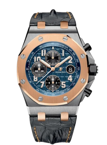 Royal Oak Offshore 26471 Stainless Steel / Pink Gold / Bucherer Blue Editions