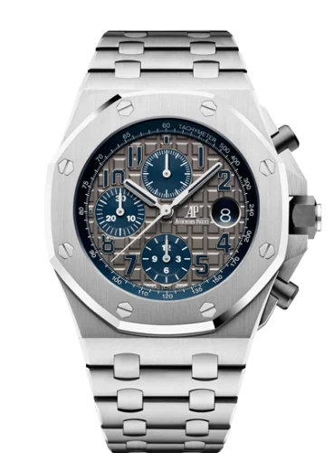 Royal Oak OffShore 42 Chronograph Titanium / Grey / Bracelet / QE II Cup