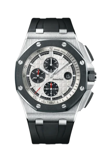 Royal Oak Offshore 44 Stainless Steel / Ceramic / Silver / Rubber