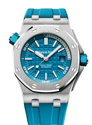Royal Oak Offshore Diver Stainless Steel / Turquoise