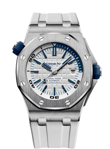 Royal Oak Offshore Diver Stainless Steel / White
