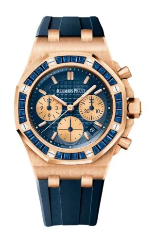 Royal Oak OffShore Lady Chronograph Pink Gold / Blue / Bartorelli