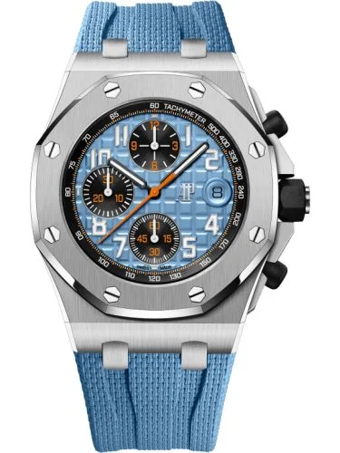 Royal Oak Offshore Stainless Steel / Blue / Rubber