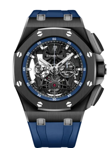 Royal Oak Offshore Tourbillon Chronograph Openworked Ceramic / Rubber