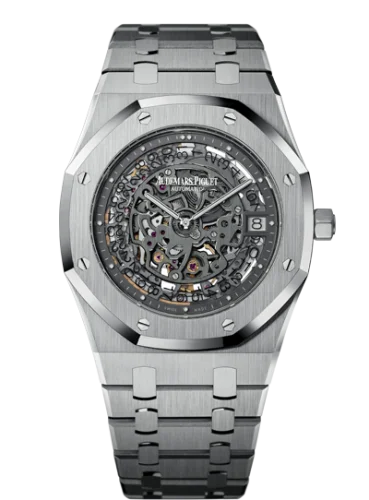 Royal Oak Openworked 15203 Extra-Thin 40th Anniversary Platinum