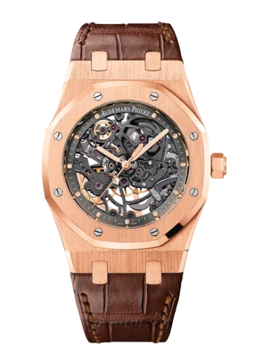 Royal Oak Openworked Selfwinding Pink Gold / Strap