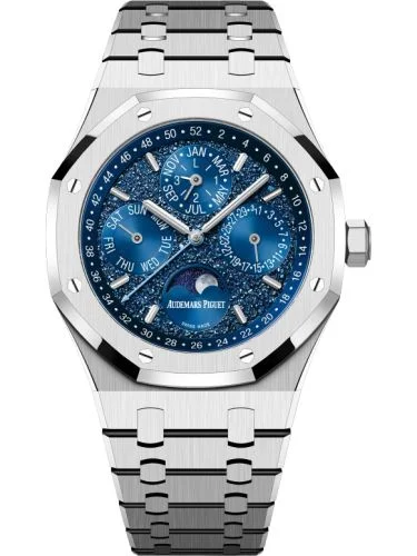 Royal Oak Perpetual Calendar 41 White Gold / John Mayer
