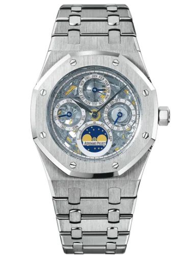 Royal Oak Perpetual Calendar Openworked Stainless Steel