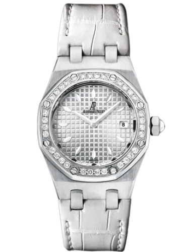 Royal Oak Quartz 67621 Stainless Steel / Diamond / Silver / Alligator