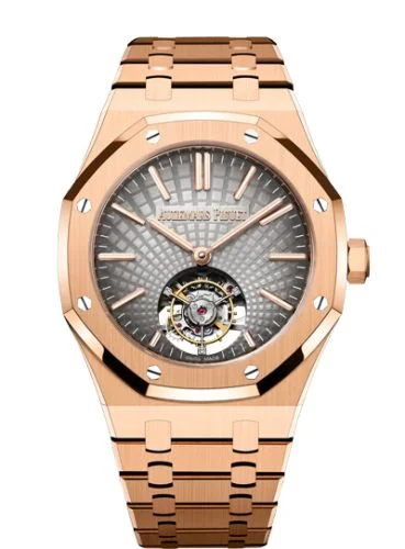 Royal Oak Self-Winding Flying Tourbillon Pink Gold / Grey