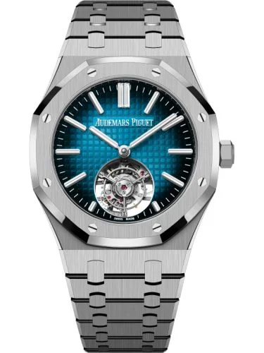 Royal Oak Self-Winding Flying Tourbillon Titanium / Blue