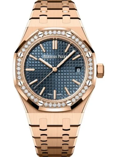 Royal Oak Selfwinding 37 Pink Gold - Diamond / Blue / 50th Anniversary