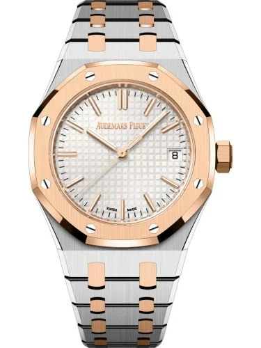 Royal Oak Selfwinding 37 Stainless Steel / Pink Gold / 50th Anniversary / Silver