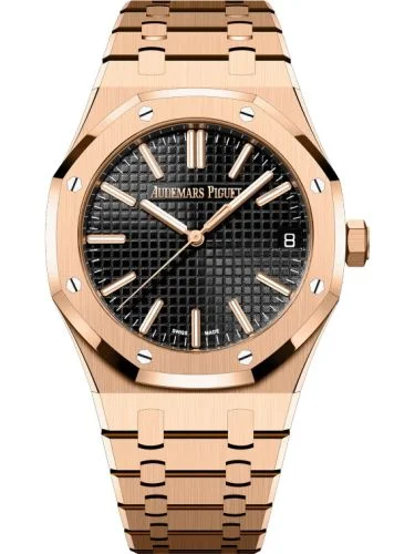 Royal Oak Selfwinding 41 Pink Gold / Black