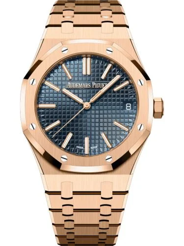 Royal Oak Selfwinding 41 Pink Gold / Blue / 50th Anniversary