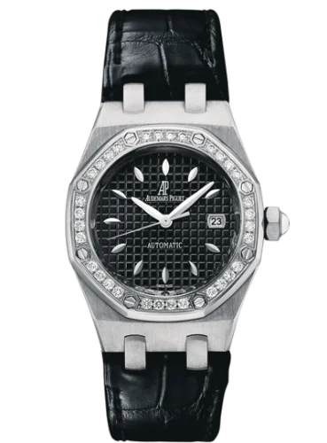 Royal Oak Selfwinding 77321 Stainless Steel / Diamond / Black / Alligator