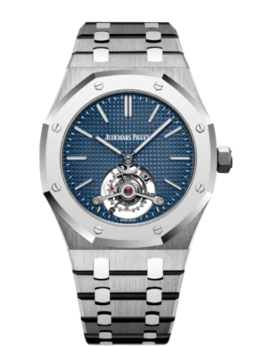 Royal Oak Ultra Thin Tourbillon Titanium / Platinum / Blue