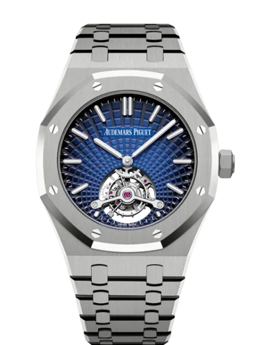 Royal Oak Ultra Thin Tourbillon Titanium / Smoked Blue Evolutive / Yoshida