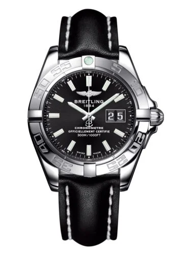 Galactic 41 Stainless Steel / Onyx Black / Calf