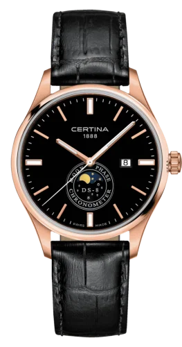D8-8 Moon Phase Rose Gold / Black