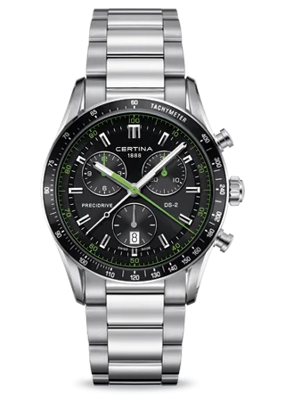 DS 2 Chrono 1/100 Sec PreciDrive Green