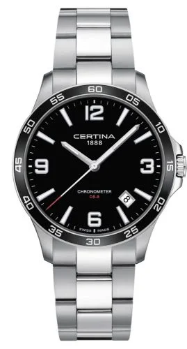 DS-8 Chronometer 41.5 Stainless Steel / Black / Bracelet