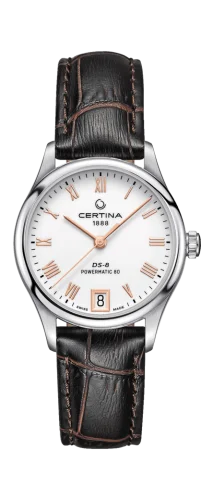 DS-8 Powermatic 80 Lady Stainless Steel / White / Strap