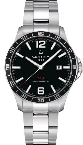 DS-8 Powermatic Stainless Steel / Black / Bracelet