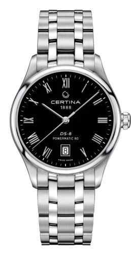 DS-8 Powermatic Stainless Steel / Black / Bracelet