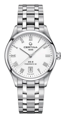 DS-8 Powermatic Stainless Steel / White / Bracelet