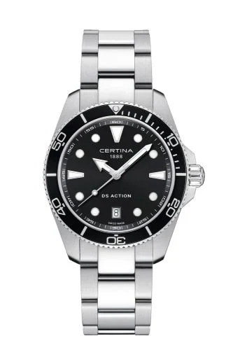 DS Action 40 Quartz Stainless Steel / Black