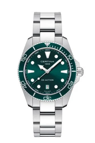 DS Action 40 Quartz Stainless Steel / Green