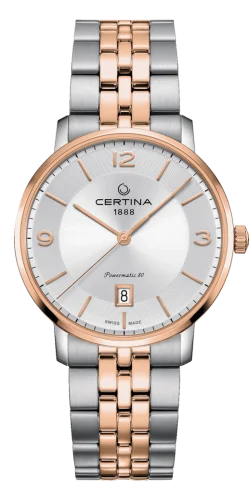 DS Caimano Powermatic 80 Stainless Steel / Rose Gold PVD / Silver / Bracelet