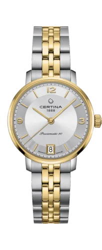 DS Caimano Powermatic 80 Stainless Steel / Yellow Gold PVD / Silver / Bracelet