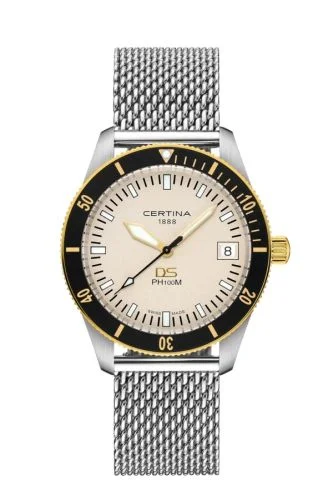 DS PH100M Stainless Steel - Yellow Gold / Silver / Mesh