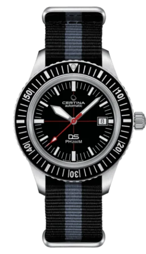 DS PH200M Stainless Steel / Black / NATO