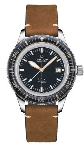 DS PH200M Stainless Steel / Blue / Calf