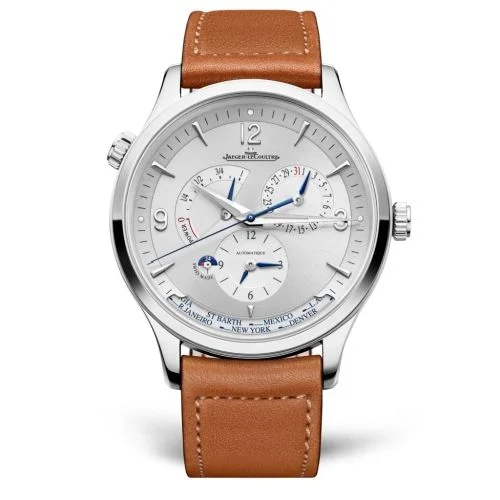 Master Control Geographic Stainless Steel / Silver / Calf