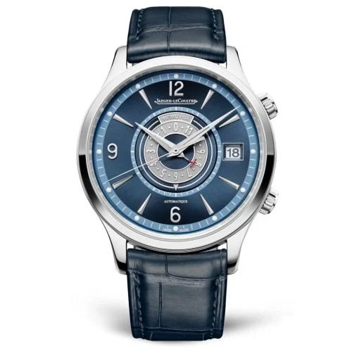 Master Control Memovox Timer Stainless Steel / Blue / Alligator