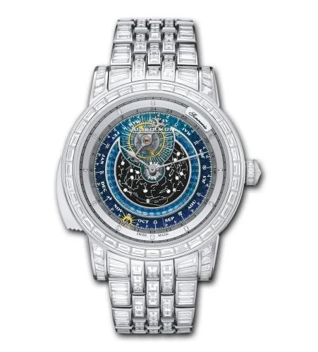 Master Grande Tradition Grande Complication White Gold Diamond Aventurine Bracelet