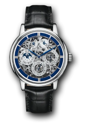 Master Grande Tradition Quantième Perpétuel 8 Jours SQ White Gold / Blue