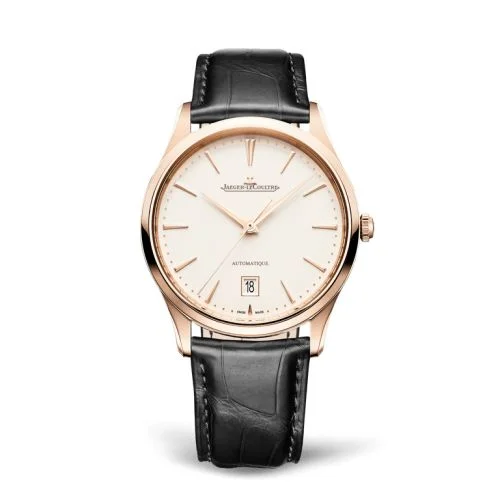Master Ultra Thin Date Pink Gold / Eggshell / Alligator