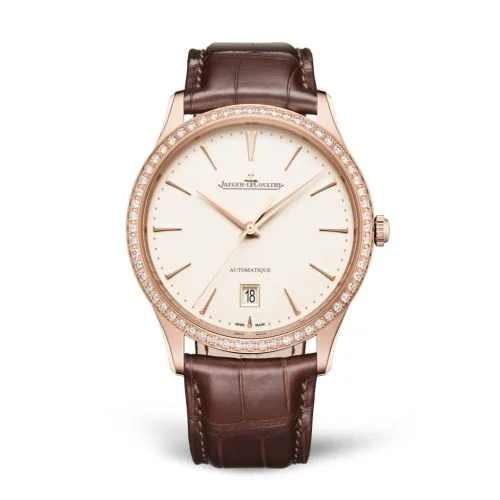 Master Ultra Thin Date Red Gold - Diamond / Eggshell / Alligator
