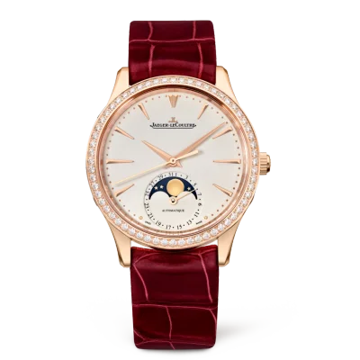 Master Ultra Thin Moon 34 Pink Gold / Diamond / Eggshell / Alligator
