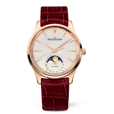 Master Ultra Thin Moon 34 Pink Gold / Eggshell / Alligator