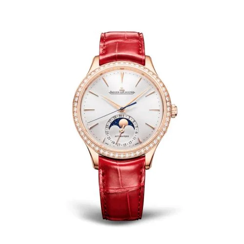 Master Ultra Thin Moon 36 Pink Gold - Diamond / Silver / Alligator
