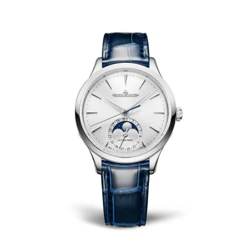 Master Ultra Thin Moon 36 Stainless Steel / Silver / Alligator
